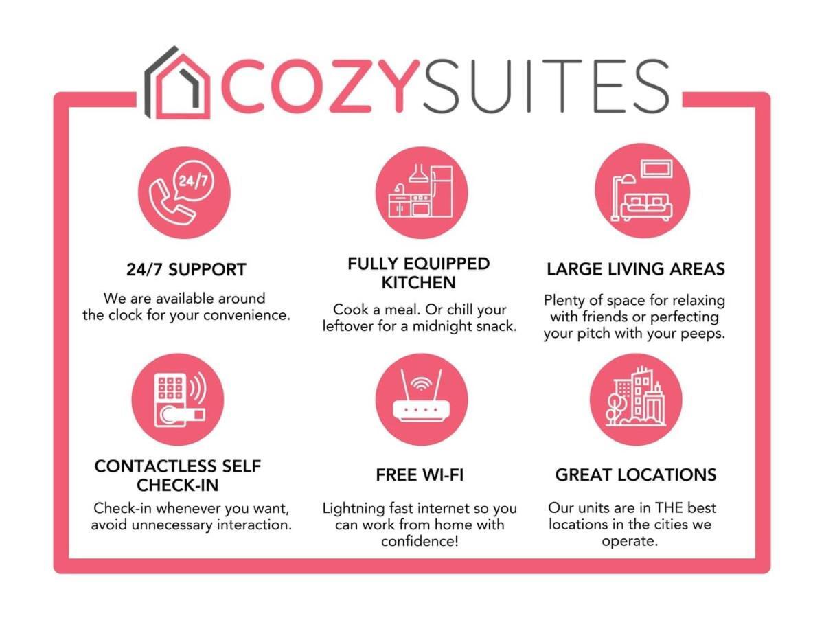 Modern Downtown Apartment 2Br 2Ba By Cozysuites Indianapolis Esterno foto